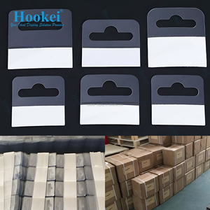 Hot Bán Rõ Ràng Tự Dính Treo Tab Móc Nhựa Hiển Thị Tay Tab Khe Cắm Lỗ Gấp Tab Cho Cửa Hàng Bán Lẻ Hiển Thị - Product Image 3