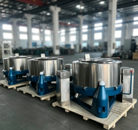 Déshydrateur industriel électrique SS75 avec système de freinage, faible bruit, fonctionnement stable, sécheuse industrielle pour textiles en acier inoxydable 304