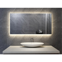 Panneau chauffant infrarouge en verre sans cadre Design mural moderne