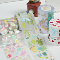 Ruban Washi Hercter pour Bullet Journal, ruban de papier japonais à motifs décoratifs pour agenda