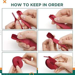 Mode coloré 1.5 CM largeur 10 couleurs 120 cm longs lacets de chaussures en velours lacets plats pour femmes filles baskets - Product Image 6