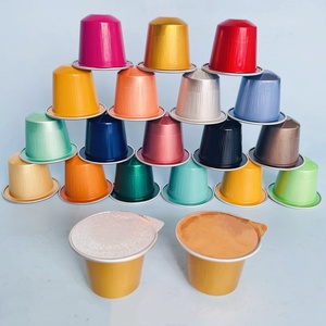Contenitore in Alluminio da 15ml per Capsule di Caffè con Coperchi in Alluminio, Capsule Vuote Usa e Getta per Confezionamento Capsule <span class=keywords><strong>Nespresso</strong></span> - Product Image 5