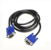 Enchufe azul Cable Vga Cable de computadora Vga (3 + 2) Monitor Cable de video Admite Pantalla de 24 pulgadas Conexión de computadora Vga 1,5 m