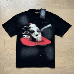 Camisetas Retro Urbanas para Hombre y Mujer, de Manga Corta, Corte Holgado, 100% Algodón Tejido, 240g, Color Sólido, Lavables - Product Image 4
