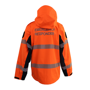 معطف المطر الواقي من الوميض القوسي المقاوم للماء ودافئ ومضاد للكهرباء الساكنة، مع سترة داخلية قابلة للفصل ومقاومة للهب - بدلة إطفاء وحماية من الوميض القوسي - Product Image 5