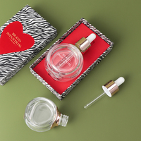 Bouteilles compte-gouttes en verre rechargeables de luxe industrielles de 30 ml et 50 ml pour parfum, à remplissage automatique, avec estampage doré, surface transparente/givrée, vente en gros