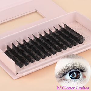 SP lông mi W hình lông mi 3D 5D 8D W Lash phần mở rộng làm bằng tay 0.07 C CC D Curl mờ tự nhiên W dệt Lash - Product Image 3