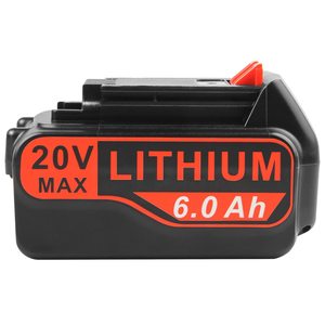 Thay thế cho màu đen và DECKER <span class=keywords><strong>20V</strong></span> pin tối đa <span class=keywords><strong>lbxr20</strong></span> 6.0ah pin <span class=keywords><strong>Lithium</strong></span> ion Tương thích với các công cụ Decker Đen - Product Image 2