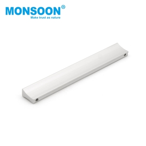 Tiradores de Palanca Blancos Largos de Aleación de Aluminio para Cajones de Muebles de Cocina, Exteriores, Almacenes y Armarios de Dormitorio - Product Image 1