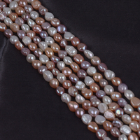 Perles d'eau douce baroques naturelles de qualité AA de 6-7 mm pour la fabrication de bijoux