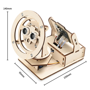 ชุดอุปกรณ์เรดาร์เซ็นเซอร์อัลตราโซนิก DIY รุ่น OKYN-G6799 ชุดอุปกรณ์อิเล็กทรอนิกส์เพื่อการเรียนรู้ STEM ของเล่นเสริมทักษะ - Product Image 3