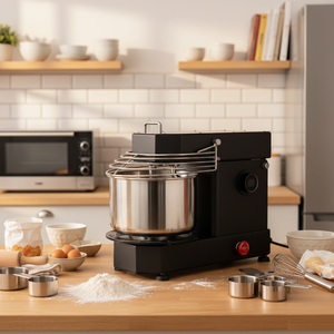HM-5TD 5L 10L <strong>Small</strong> Desktop Spiral Dough <strong>Mixer</strong> 2kg Tilting Head Bread Dough Machine with Easy Removable Bowl for Bakery Home Use - Product Image 6