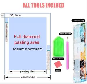 ชุดภาพวาดติดเพชรแบบทำมือ5D ศิลปะบนผืนผ้าใบภาพบุคคลวาดด้วยมือ - Product Image 2