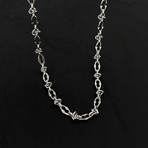 Collar de acero inoxidable que no se desvanece para hombres, estilo hip-hop de calle básico, collar de clavícula de gama alta de nicho para hombres - Product Image 3