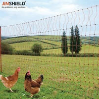 Clôture Électrique Temporaire pour Ferme Biologique, Clôture Portable pour Poulets avec Chargeur Solaire, Écologique