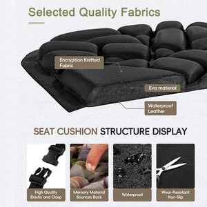 <b>Memory</b> <b>Foam</b> Hunting Seat <b>Cushion</b> Silent Lightweight Stadium <b>Cushion</b> for Outdoor Camping Hunting Fishing - Product Image 4