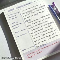 Nouveau bloc-notes Cornell Style B5 ML, coloré, simple et esthétique, cahier à feuilles détachables pour étudiants, carnet de notes, bloc de croquis