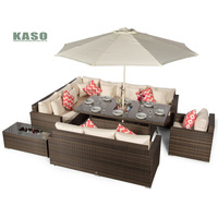 Balkon Outdoor Sofa Set Patio Tar rington Haus Kd Terrassen möbel Poly Rattan Gartenmöbel Restaurant Terrassen möbel