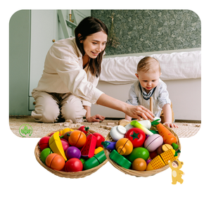 Yuci OEM chất lượng cao gà Đồ chơi thiết lập vai trò chơi đồ chơi bằng gỗ cắt trái cây và rau quả cho trẻ em mầm non học tập - Product Image 1