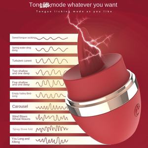 Cosméticos Masturbador Feminino Marido Esposa Flirt Adulto Sexo Vibração Massagem Stick Língua Lambendo para Ovo Atacado Vibradores - Product Image 6