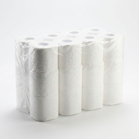 Papier toilette Langqiao à expédition rapide, 2 plis, 16 g/m², 24 rouleaux, haute résistance à l'humidité, écologique, en pâte de bois vierge douce, prêt à être expédié