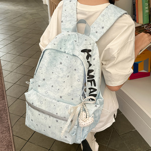 2026 new creative niche star print minimalist fashionable durable wear-resistant versatile large capacity <b>backpack</b> - Product Image 3