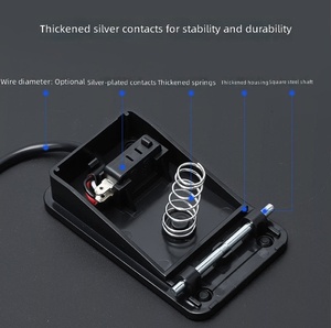 Robuster Industrieller Fußschalter Wasserdichter Momentaner Elektrischer Fußschalter für Werkzeugmaschinen und Schweißgeräte - Product Image 6