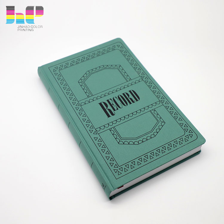 Labon A5 Linen Fabric Hardcover Recycled Thick Paper Dotted Journal Custom Notebook For Office Supply