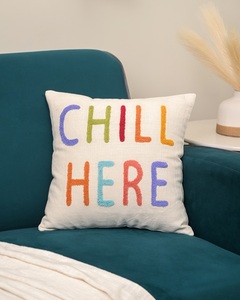 Top fait à la main moderne housse de coussin coton indien perlé embelli Patchwork décoratif oreiller voiture maison tissé Technique Vintage - Product Image 6