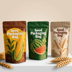 Bolsas de Semillas Impresas Personalizadas, a Prueba de Humedad, Resellables, Tipo Doypack, para Semillas Agrícolas e Híbridas, OEM/ODM - Product Image 2