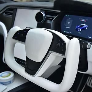 พวงมาลัยแอลอีดีคาร์บอนไฟเบอร์สำหรับเทสลารุ่น3รุ่นรุ่น <span class=keywords><strong>S</strong></span> เงื่อนไขใหม่ - Product Image 3