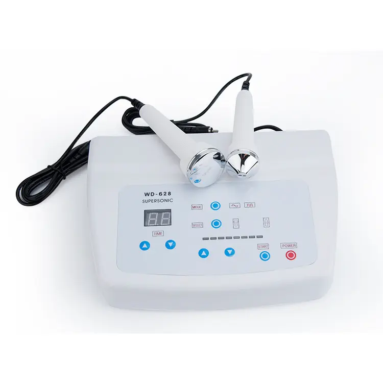 Masajeador Facial ultrasónico, dispositivo de belleza para Spa, antienvejecimiento, Lifting de la piel, blanqueamiento, alta frecuencia, 1Mhz, sonda de ultrasonido