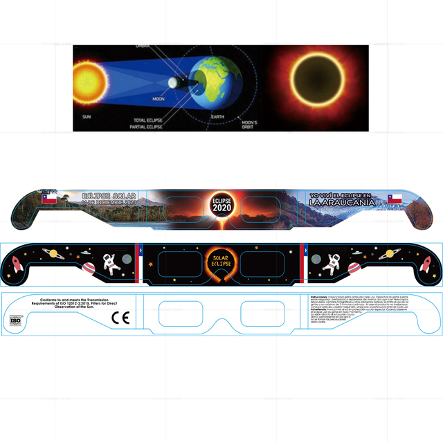 Custom Safe Wholesale Solar Eclipse Glasses Solar Eclipse Viewing Eye Glasses