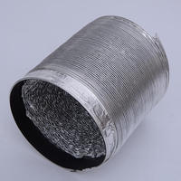 Tuyau flexible en aluminium sur mesure OEM, conduit d'aération extensible avec fil d'acier haute résistance