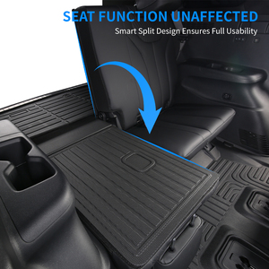 Cubierta protectora de respaldo de asiento de coche antiarañazos de lujo personalizada, alfombrillas de carga para Porsche Cayenne 2020-2025 9YA, accesorios interiores - Product Image 3
