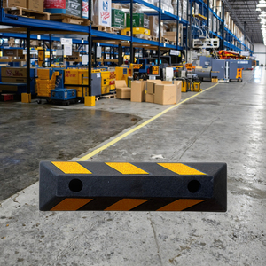 Meta Cao Su MR-WSP55 550*150*100Mm Phản Quang Cao Su Xe Bánh Xe Stopper An Toàn Đường Bộ Sản Phẩm Cho Đường Bộ Sử Dụng Chất Lượng Cao - Product Image 4