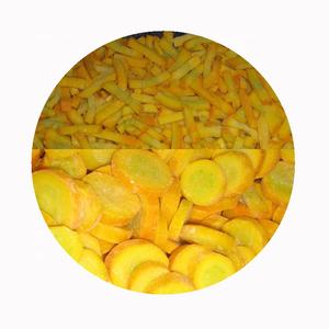 قرعة كوسة صفراء كاملة مجمدة مع شرائح وأنماط مفرومة - Product Image 2