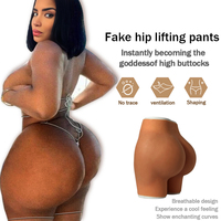Vente Flash Leggings de fitness taille haute pour femmes grandes tailles avec culotte en silicone souple pour adultes, effet push-up et rehausseur de fesses, gaine amincissante pour femmes BBL