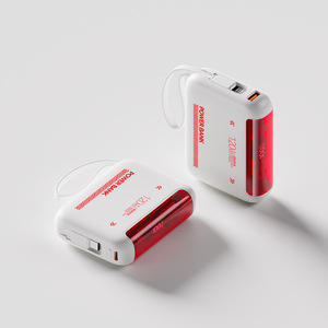 Newest Portable Charger PD22.5w 10000mah Mini Power Bank with LED Fast Charging Type C Interface Magnetic Wireless Charging