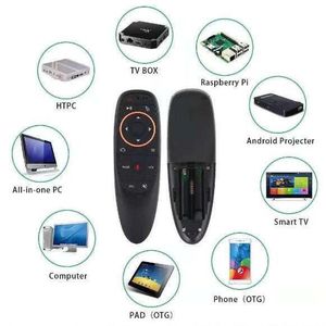 Télécommande G10 pour Android TV Box T9 H96 <span class=keywords><strong>Max</strong></span> <span class=keywords><strong>X96</strong></span> X88, télécommande vocale Air Mouse 2.4G - Product Image 6