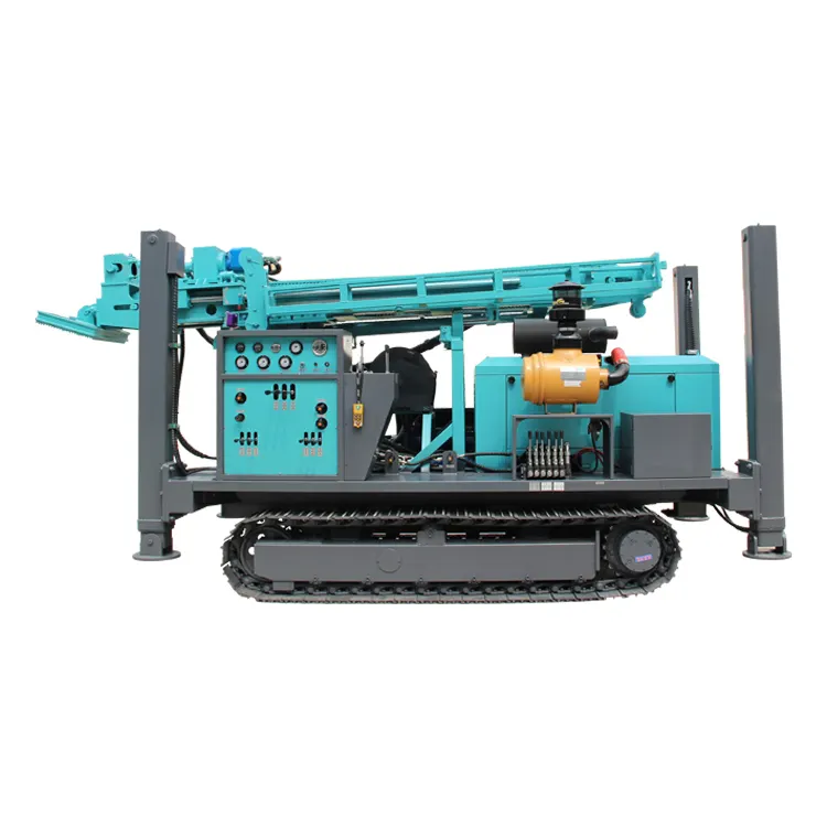 FD 300m remote controlled steel crawler hydraulic rotary core soil drilling rig for sale