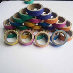 Anillos de Papel de Colores para Loros, Accesorios Masticables para Aves - Product Image 3