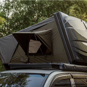 Tente de toit pour SUV 2 personnes de haute qualité, coque rigide en ABS, poteaux en aluminium, type à armature droite, imperméable quatre saisons - Product Image 1