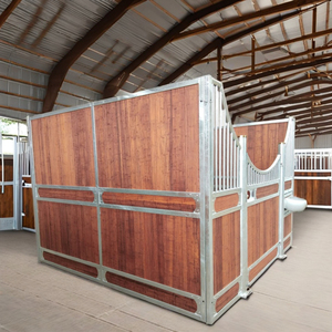 Luxuoso cavalo Stall painel lateral 3m <span class=keywords><strong>3</strong></span>.6m cavalo de aço estável com mergulho quente galvanizado pó revestido para construção Premium Stall - Product Image 1