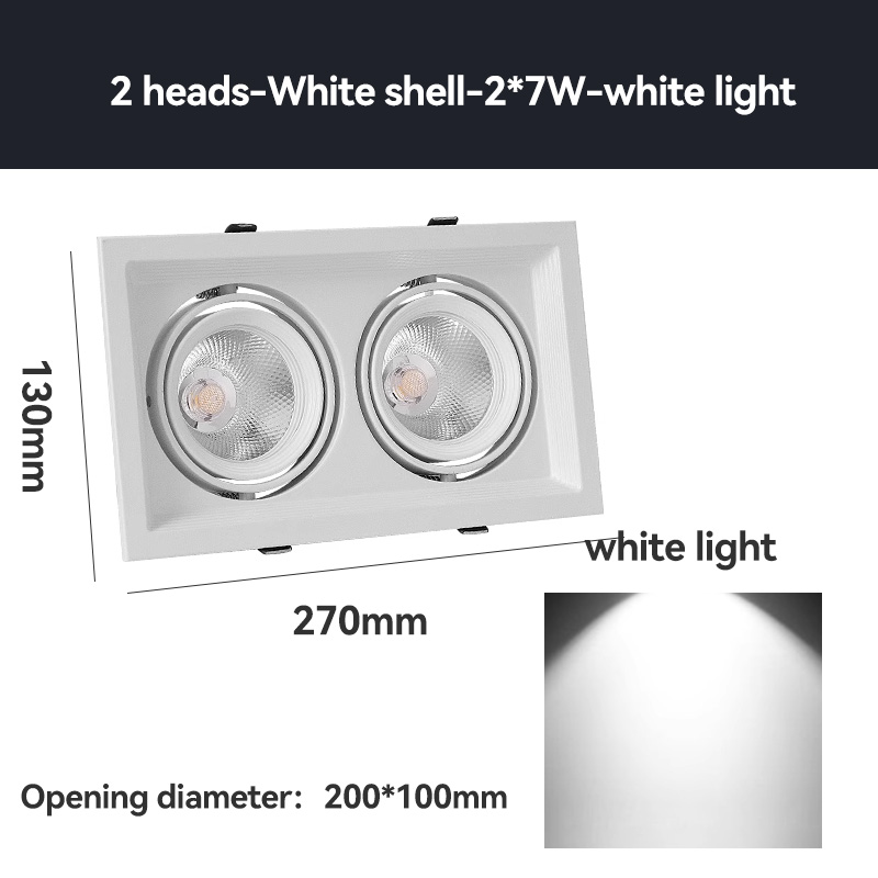 Cabeza MR16-7W-2 -- White-6000K