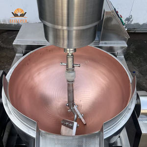 Marmite de cuisson industrielle en <span class=keywords><strong>cuivre</strong></span> CE pour le sucre | Bouilloire en <span class=keywords><strong>cuivre</strong></span> chauffée à l'électricité/gaz multi-usages pour la fabrication de sirop, de <span class=keywords><strong>caramel</strong></span>, de bonbons et de confiture - Product Image 6