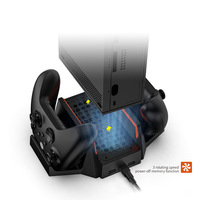 Base de refroidissement pour console de jeux vidéo XBXSeries S et station de charge double pour manettes avec matériau ABS