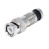 Connecteur coaxial de compression mâle Offre Spéciale bnc pour caméra de sécurité CCTV RG59 RG6