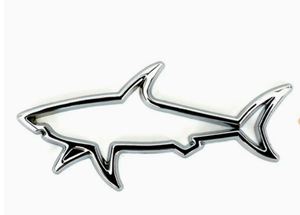 Metal Shark Body Stickers For Fender Self Adhesive Fashion <b>Car</b> <b>Decals</b> Decorative Side Emblem - Product Image 5