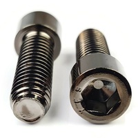 Lot de 5 extracteurs de vis endommagées en acier rapide avec revêtement en titane, pour l'extraction de vis cassées et le retrait de boulons